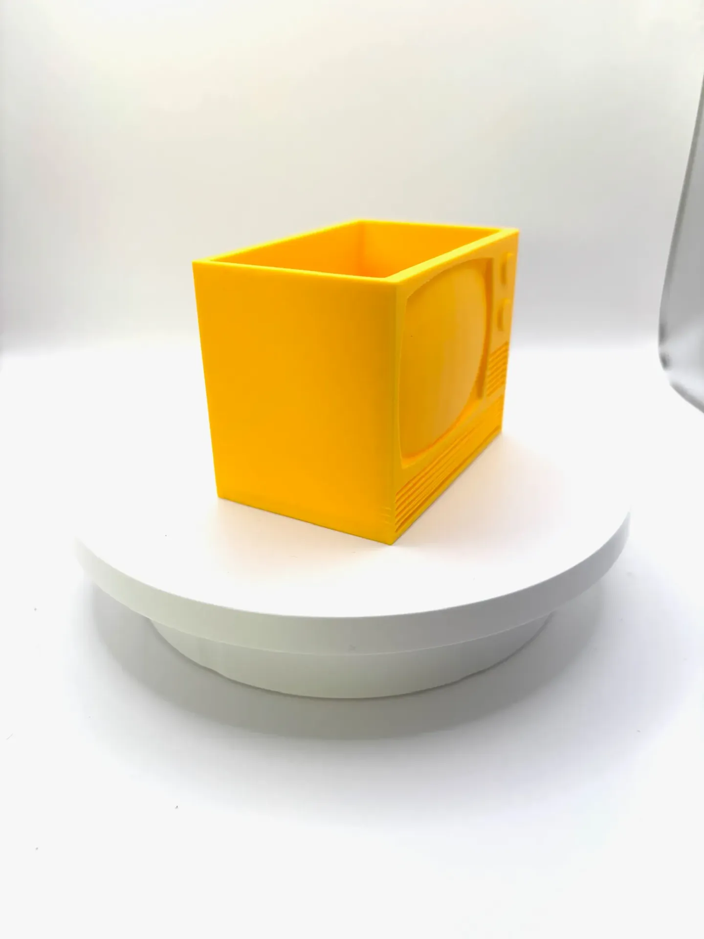 Porta Telecomando Retro Mini TV - Organizer da Tavolo Vintage Stampa 3D - Contenitore Multiuso Design Anni '70 - Arredamento Creativo PLA
