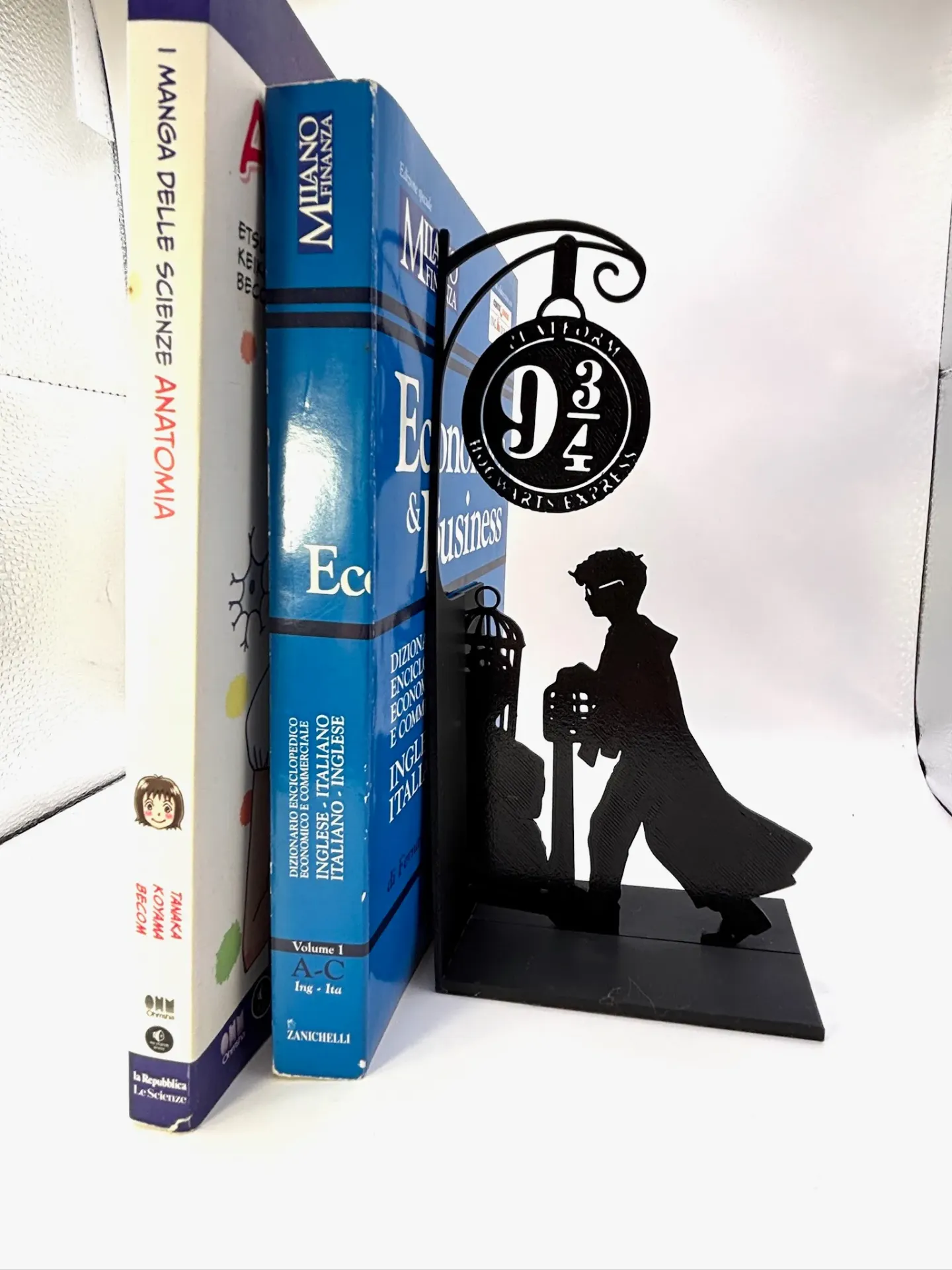 Fermalibri Harry Potter Binario 9¾ – stampa 3D in PLA nero