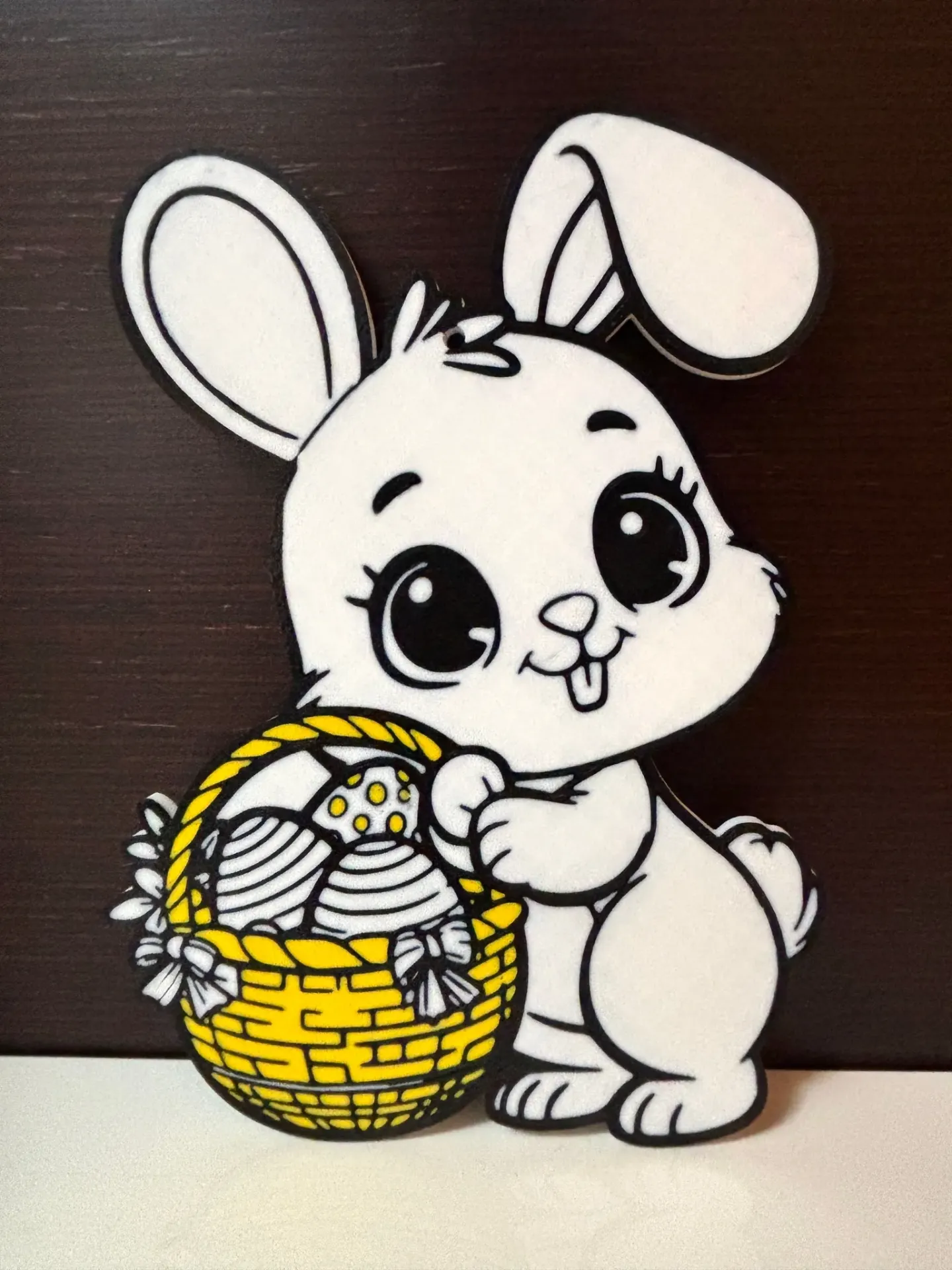 Decorazione Coniglietto di Pasqua Stampa 3D Da Appendere Idea Regalo Pasqua