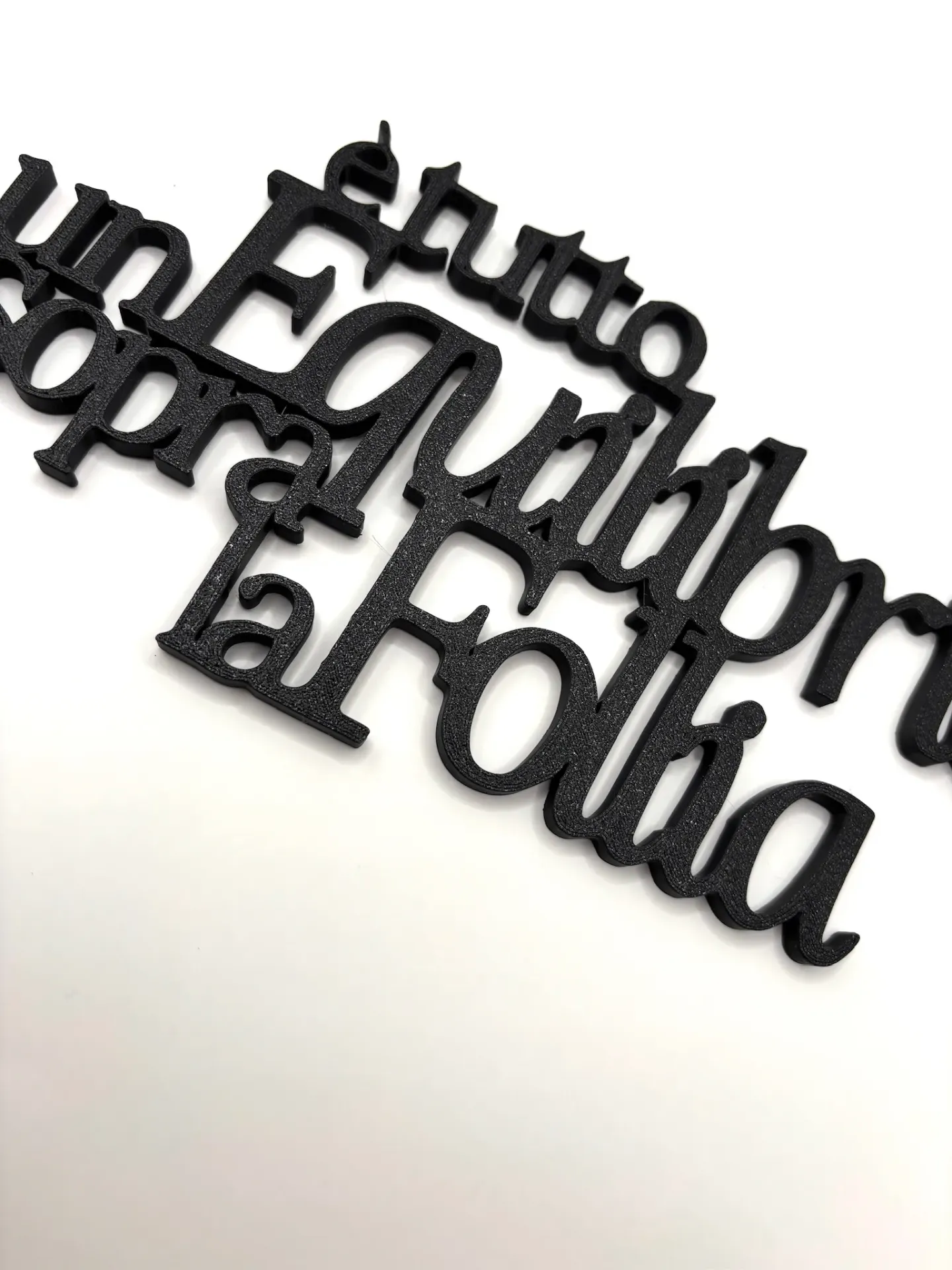 Scritta “È tutto un equilibrio sopra la follia” – Vasco Rossi