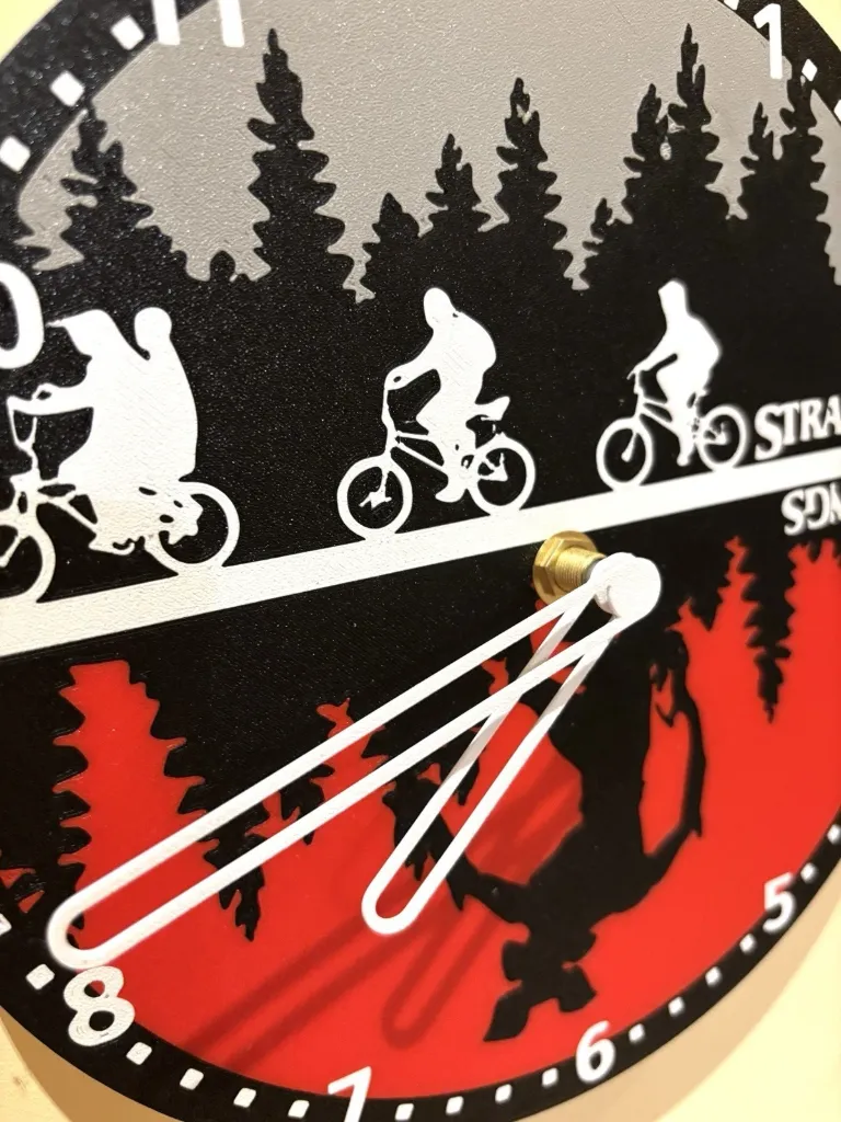 Orologio Da Parete Logo Stranger Things – Stampa 3D